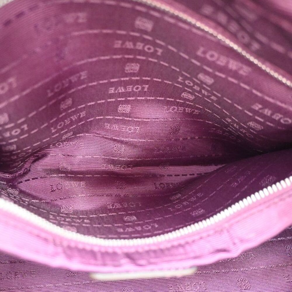 Loewe Heritage Boston Leather Pink Leather Handbag - Picture 14 of 14